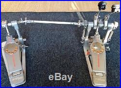 Pearl Demon Drive P3002D Double Bass Drum Pedal with 2 Tama Iron Cobra Beaters
