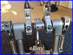 Pearl Demon Drive P3002D Double Bass Drum Pedal with 2 Tama Iron Cobra Beaters