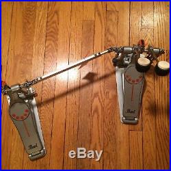 Pearl Demonator Series Double Bass Drum Pedal with Demon Style Long Footboard