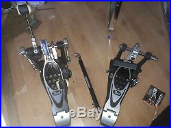 Pearl Double Bass Drum Pedal PowerShifter Eliminator P-2002B with case