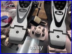 Pearl Drum Pedals P-2002CL/P-2002B Complete with Case Used Good Condition