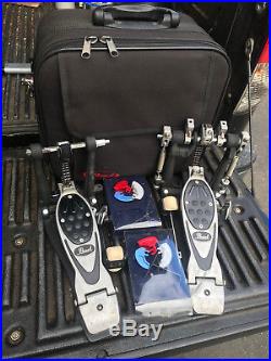 Pearl Eliminator CHAIN DRIVE Double Bas Drum Pedal withCASE