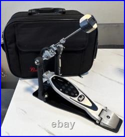 Pearl Eliminator Dual Chain Single Bass Drum Pedal P-2000C w Zip Carry Case