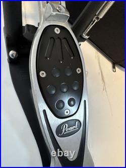 Pearl Eliminator Dual Chain Single Bass Drum Pedal P-2000C w Zip Carry Case