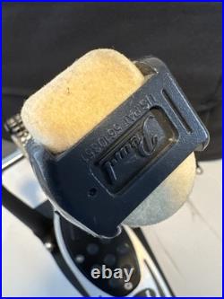 Pearl Eliminator Dual Chain Single Bass Drum Pedal P-2000C w Zip Carry Case