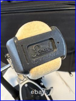Pearl Eliminator Dual Chain Single Bass Drum Pedal P-2000C w Zip Carry Case