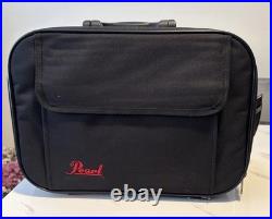 Pearl Eliminator Dual Chain Single Bass Drum Pedal P-2000C w Zip Carry Case