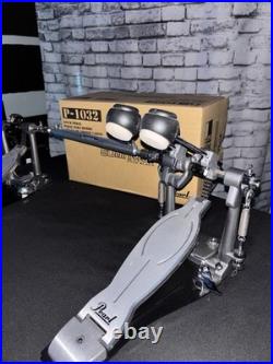 Pearl Eliminator SOLO BLACK Bass Drum Double Pedal P-1032 Double Chain Drive