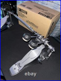 Pearl Eliminator SOLO BLACK Bass Drum Double Pedal P-1032 Double Chain Drive