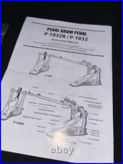Pearl Eliminator SOLO BLACK Bass Drum Double Pedal P-1032 Double Chain Drive