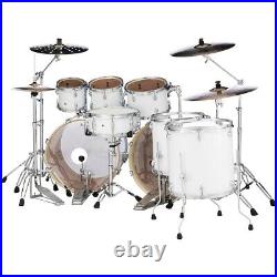 Pearl Export Double Bass 8-Piece Drum Set Pure White