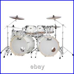 Pearl Export Double Bass 8-Piece Drum Set Pure White