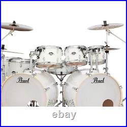 Pearl Export Double Bass 8-Piece Drum Set Pure White