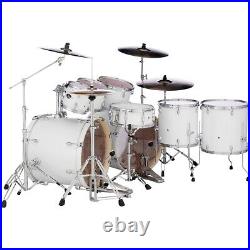 Pearl Export Double Bass 8-Piece Drum Set Pure White