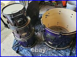 Pearl Export ELX Shells, Cymbals, Double Pedal, Cymbal Case