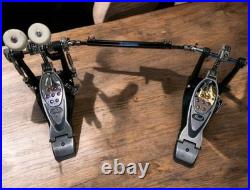 Pearl Lefty Double Kick Pedal with Case and Belt Drive
