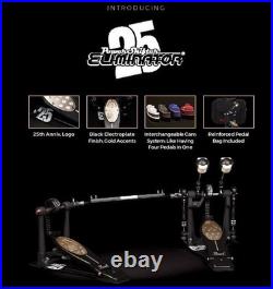 Pearl LtdEdition 25th Anniversary Eliminator Redline Double Bass Kick Drum Pedal