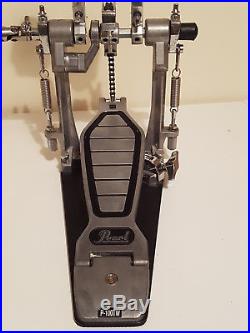 Pearl P100TW Double Bass/Kick Drum Pedal with Case and 4-way Beaters