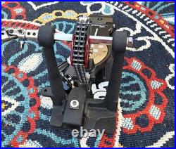 Pearl P2052CB Eliminator Redline Double Bass Drum Pedal Black, 25th