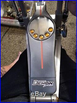 Pearl P3002D Demon Drive Eliminator Double Bass Drum Kick Pedal with Carry Case