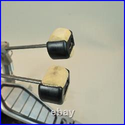 Pearl P-100 Double Bass Pedal Chain Drive Older Style 90's Works Good