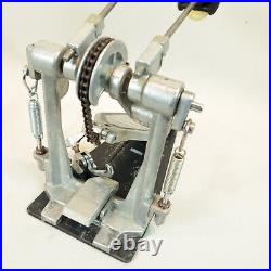 Pearl P-100 Double Bass Pedal Chain Drive Older Style 90's Works Good