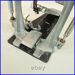 Pearl P-100 Double Bass Pedal Chain Drive Older Style 90's Works Good