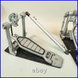Pearl P-100 Double Bass Pedal Chain Drive Older Style 90's Works Good