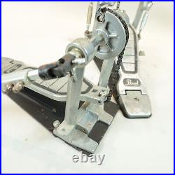Pearl P-100 Double Bass Pedal Chain Drive Older Style 90's Works Good
