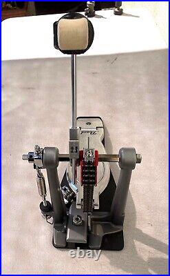 Pearl P-1030r Red Eliminator Series Solo Kick Drum Pedal, Used