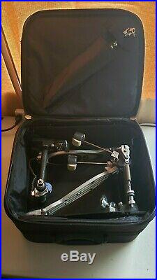 Pearl P-2002C PowerShifter Eliminator Double Bass Drum Pedal! Used with CASE