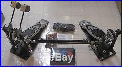 Pearl P-2002C Power Shifter Eliminator Double Bass Drum Pedal With Case Nice