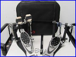 Pearl P-2002C Power Shifter Eliminator Double Bass Drum Pedal with Case Very Good