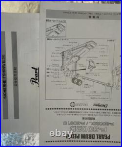 Pearl P-3002D Eliminator Demon Direct Drive Double Twin Pedal USED Japan