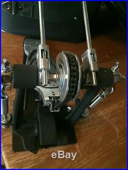 Pearl P-902 Double Bass Drum Pedal with case EXC condition drums percussion