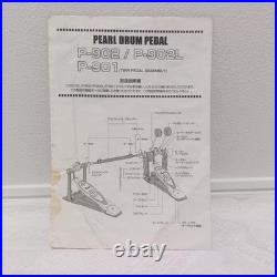 Pearl P-902 Double Kick Pedal with Case and Accessories