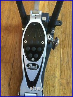 Pearl PowerShifter Eliminator Belt Drive Double Bass Drum Pedal P2002B WithCase