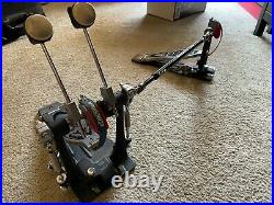 Pearl PowerShifter Eliminator Belt Driven Double Bass Drum Pedal. With Bag