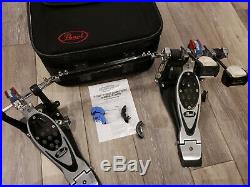 Pearl PowerShifter Eliminator Double Bass Drum Belt Pedal P2002B