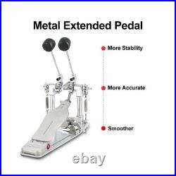 RANMING Double Bass Drum Pedals Direct Drive Bass Drum Pedal Kick Drum Pedal