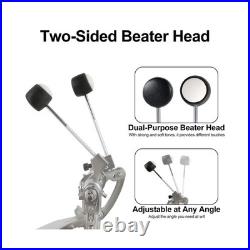 RANMING Double Bass Drum Pedals Direct Drive Bass Drum Pedal Kick Drum Pedal