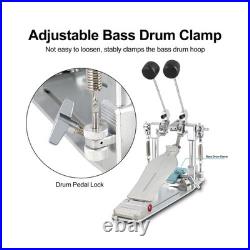RANMING Double Bass Drum Pedals Direct Drive Bass Drum Pedal Kick Drum Pedal