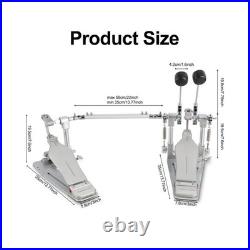 RANMING Double Bass Drum Pedals Direct Drive Bass Drum Pedal Kick Drum Pedal