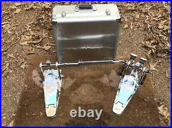 Rare Tama HP900TWP Chrome Iron Cobra Double Bass Drum Pedal limited edition