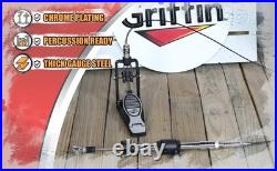 Remote Hi Hat Cymbal Stand GRIFFIN Auxiliary Cable Foot Pedal Drum High HiHat