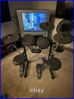 Roadie2 Double Bass Drum Pedal Ion Rocker Rock Band Set Xbox 360