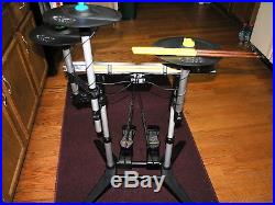 Rock Band 2 PS3 PS4 BEATLES Drum Set With Cymbal EXPANSION SET & DOUBLE BASS Pedal