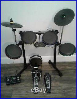 Rock Band Pro Drum Bundle Ion Drums Double Base Pedal Playstation PS3 PS4