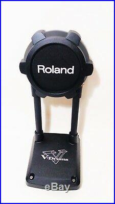 Roland KD-9 V-Drum Kick Pad Trigger + DW2000 Double Kick Pedal