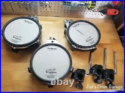 Roland PD-85 Dual Trigger Mesh Head V-Drum Pad 3 Pack FW34223, 229, 232 withmounts